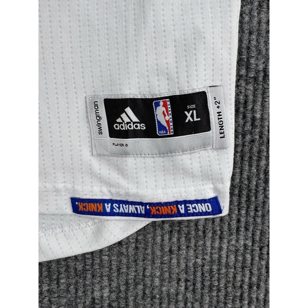 Kristaps Porzingis Jersey Boys Extra Large Blue Orange Adidas New York Knicks - Picture 2 of 9